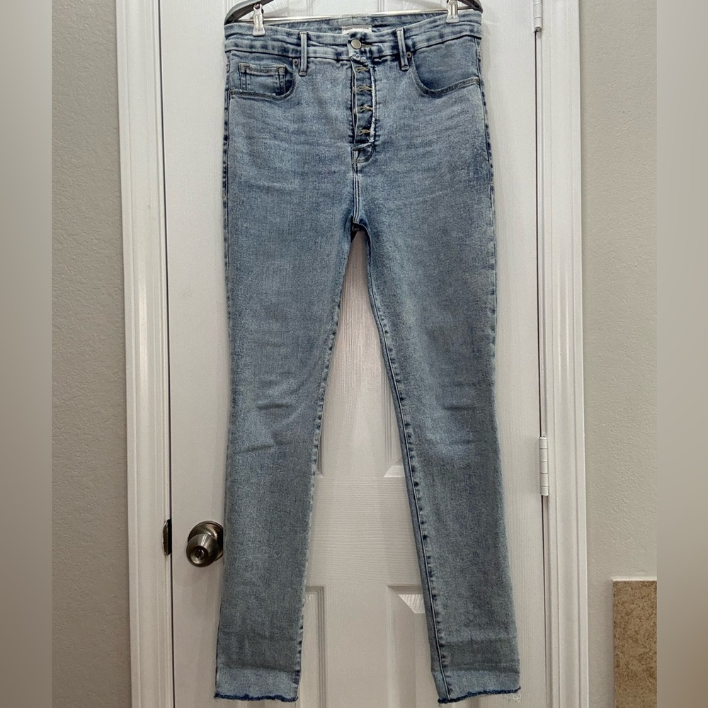 Good American Light Blue Women Jeans